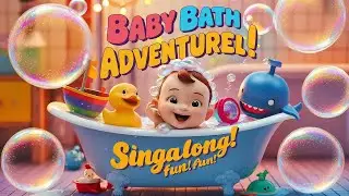 🎶 Baby Bath Adventure Song | Fun Singalong for Kids & Toddlers 🛁🐤 #kids #fun #adventure #baby