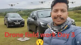 Drone field work day 3😯😯 | Ritik Chaudhary | Kannauj | daily Vlogs 