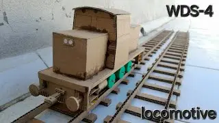 How to make train engine with cardboard || WDS-4 Locomotive || cardboard DIY || Bhartiya rail engine