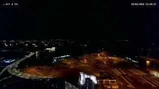 Port of Singapore Livestream (Tanjong Pagar live shipping webcam) with LoFi work beats