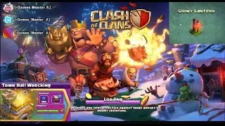 Clash of clans Town Hall Wrecking event & Glowy Lantern