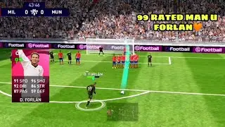 99 Rated MU Forlan has Op Rising shots🚀 | Forlan is 🔥| #shorts