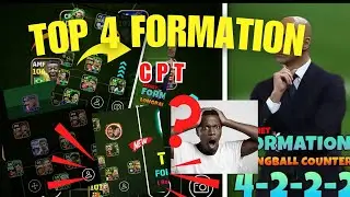 Top 4 meilleur formation efootball mobile 2026