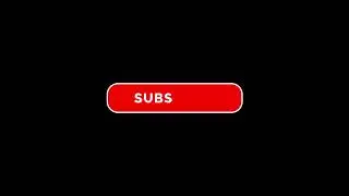 Subscribe button template.Red subscribe button with thank you black background-Download Free Footage