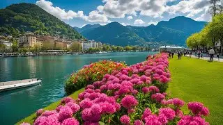 Скоро весна в Швейцарии🇨🇭Шпиц _Очаровательный швейцарский городок