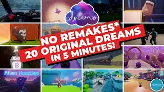 Dreams | Ps4 | 20 Awesome Original Games in Dreams | No Remakes*