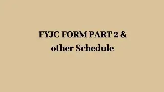 #TopEducators  FYJC PART 2 FORM, ROUND ZERO AND REGULAR ROUND 1 SCHEDULE DETAILS - by Prof. Anjali