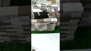Building House with Mini Bricks - Variant 1 Part 19 #shorts