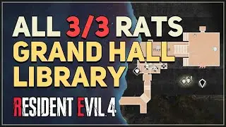 All Grand Hall Library Rats Locations Resident Evil 4 Remake