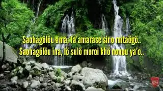 Karaoke lagu SAOHAGÖLÖ AMA - CONSTANT GIAWA || Lagu sedih Nias
