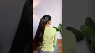 Very easy and cute summer hairstyle #shorts #hairstyles #ponytail #hairhacks #makeup #diy #girls #yt