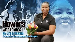 Floral Designer, Sharon Johnson Leads a Flower Arrangement Class for Seniors - (Shreveport, LA.)