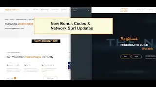 Updates New Bonus Codes  & Ads Earn Network Traffic Exchange by jim watts
