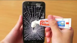 How to clean your phone screen with colgate..... super working