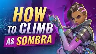 How to CLIMB with Sombra - Advanced VOD Review | Pro Overwatch Gameplay Guide