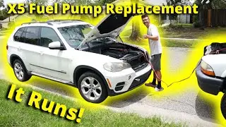 Will this AUCTION X5 START? Part 2: Replacing the Fuel Pump!
