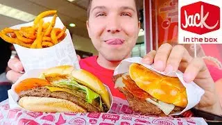 My First Time At Jack In The Box • MUKBANG