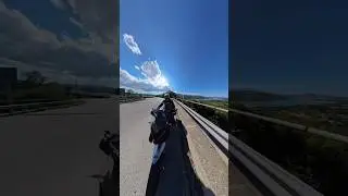 In moto a Colledimezzo (CH): che vista! #insta360x4 #yamahatracer9gtplus #abruzzo #moto #travel