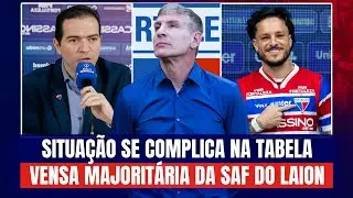 🚨 VASCO GANHA E FORTALEZA SE COMPLICA AINDA MAIS NA TABELA 🤔 VENDA MAJORITARIA DA SAF DO LAION