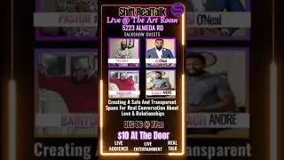 We are @TheArtRoom on Almeda Rd&hellip; Live  Entertainment Adult Talk Good Food!!  All we need is you🫵🏾