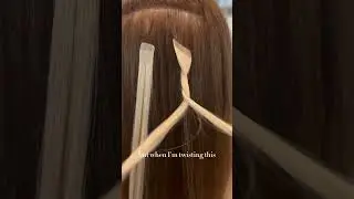 Tape in hair extensions maintaining tips #shorts #hairwithextensions