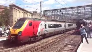 The x2 Class 221 'Super Voyager' Virgin Trains (Five Sets) was arrives at Carlisle Citadel Station.