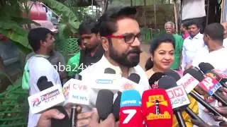 Sarathkumar & Radhika SarathKumar attended Namitha's Wedding | Namitha - Veera Wedding | nba 24x7