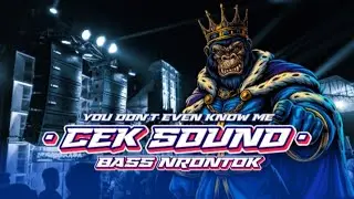 DJ CEK SOUND • BASS NRONTOK MIDDLE TULUP BASS NJEPAT DERR TERBARU ‼️dj you don't even know me 