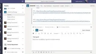 Posting across multiple MS Teams and Channels