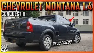 CHEVROLET MONTANA 1.4 CONQUEST é uma ÓTIMA COMPRA por menos de 30 mil reais...