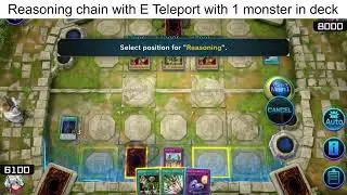 Yugioh Master Duel rulings OCG - Reasoning chain Emergency Teleport