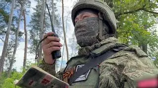 Russian 2S9 Nona self propelled mortar combat-action in Krasny Liman direction