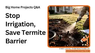 Irrigation-Off Termiticide Timing Near Foundation