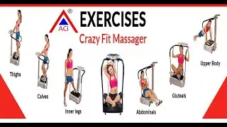 #Crazy #FitMassager How to Use ACi Crazy Fit Massager Full Body Vibration Exercise Machine for Home