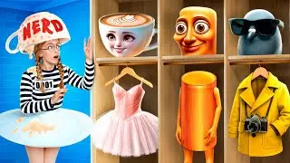 I Glow Up into Ballerina Cappuccina! Italian Meme Makeover!