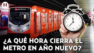 ¡No te quedes en la calle por recibir el 2026! CDMX extiende horario del transporte público