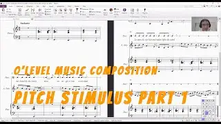 Singapore O'level Music Composition Pitch Stimulus Pt1: 3-minute piece in 10 minutes