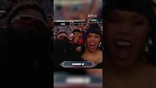 Cardi B elbow drops Druski 🤣 #WWE #SummerSlam