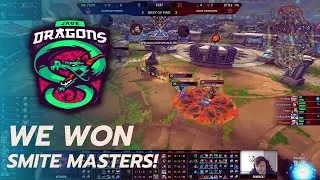 THE DRAGONS TAKE SMITE MASTERS!!! - SMITE SPL POV Game 1