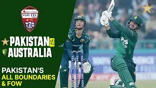 Pakistan's All Boundaries & FOW | Pakistan vs Australia | Match 3 | T20I Series 2026 | PCB | MJ1K