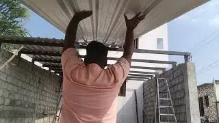 Car Shed 🛖 sheet metal roofing work @Selvamwelders 