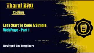 Capture 1 - Let's Create a simple web page from HTML...