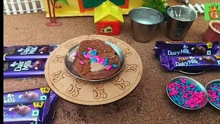 Miniature Chocolate Dosa Recipe ll Miniature Dairy Milk Chocolate Dosa Recipe #minicooking #mini