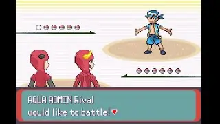 Pokemon Team Magma Edition. Vs Magma Admin Rival