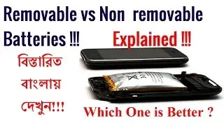***Removable Vs Non (User!!!) Removable Battery***  .....Which one is better?....