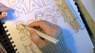 Video #95 Bridesmaids Drawing