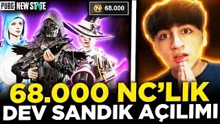 68.000 NC'LİK DEV SANDIK AÇILIMI!!! 😱 (ROYAL PASSI FULLEDİK!!) | PUBG: NEW STATE