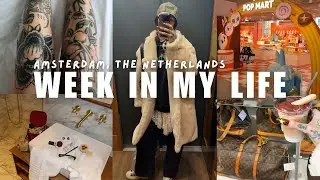 VLOG: grwm hotel routine, Amsterdam, chit chat, Popmart pop up, getting my nails done & more ★