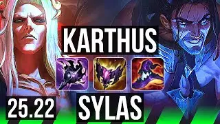 KARTHUS vs SYLAS (JGL) | Quadra, Legendary | KR Master | 25.22
