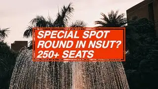SPL SPOT ROUND IN NSUT TODAY FOR B-ARCH // NOW TURN TO BTECH /// PLANNER FOR BTECH-2026